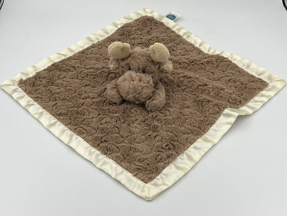 Mary Meyer Putty Nursery Moose Character Blanket Lovey 13×13″